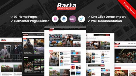 Barta News Magazine WordPress Theme RadiusTheme