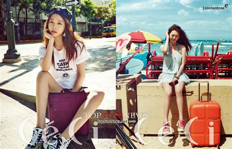 Check Out F X Sulli S Sweet Photos From Ceci Magazine S August Issue Wonderful Generation