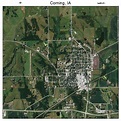 Aerial Photography Map of Corning, IA Iowa