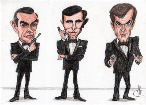 Pin By Pierangelo De Paolis On Cinema James Bond Caricature Sketch