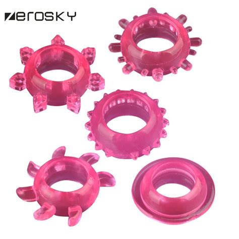 Zerosky Silicone Cock Ring Penis Ring Sex Toys For Men Stretchy Lasting