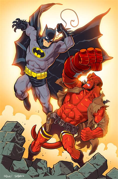 Batman Vs Hellboy Showdown Of The Ages Rhellboy