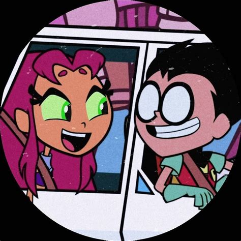 Robin Starfire Starfire And Raven Nightwing And Starfire Matching Couple Pfp Cartoon Teen