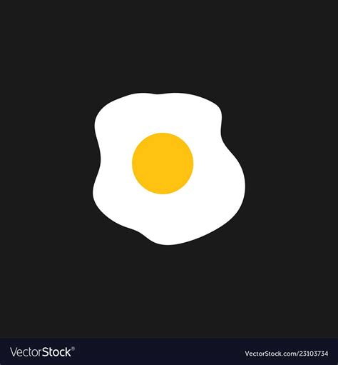 Fried Egg Logo Graphic Design Template Royalty Free Vector Egg Logo