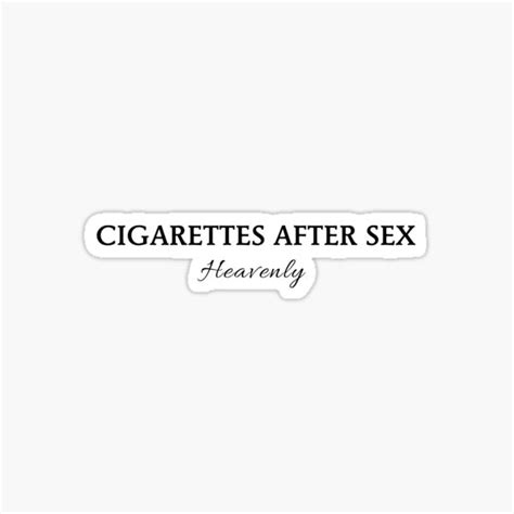 heavenly by cigarettes after sex sticker for sale by conjuredmoth redbubble