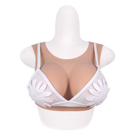 Knowu F Cup Silicone Breastplate Transgender Half Bodysuit Breast Forms