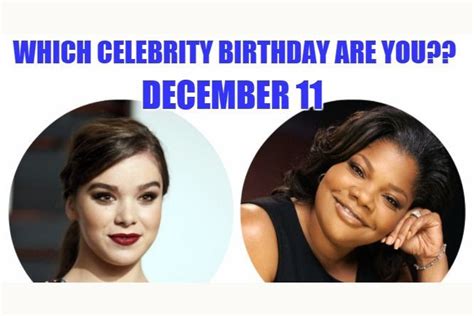 December 12 Which Celebrity Birthday Are You