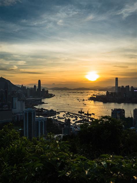 Sunset Hong Kong A Photo On Flickriver