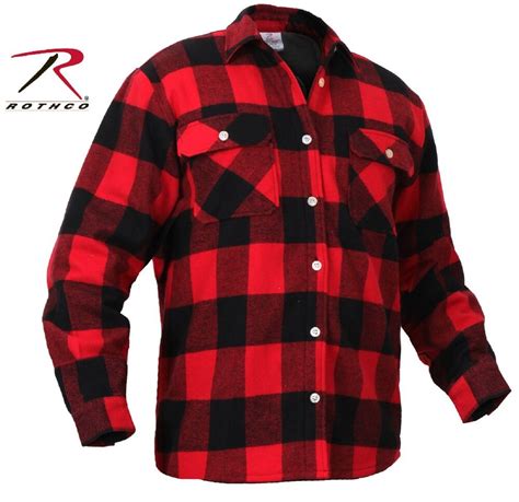 Black men in america.com is a popular website with a focus on black men. Mens Fleece-Lined Plaid Flannel Shirt - Rothco Red & Black Cotton Lumberjack Top | eBay