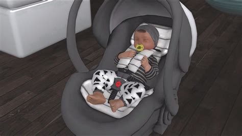 Ts3 Tumblr Newborn Car Seat Sims Baby Sims 4 Toddler Sims 4