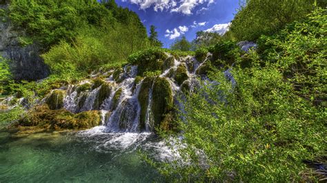Fonds Decran 1920x1080 Croatie Parc Chute Deau Plitvice Lakes