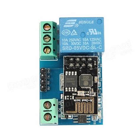 Esp8266 01 5v Wifi Relay Module Iot App Controlled For Smart Automation
