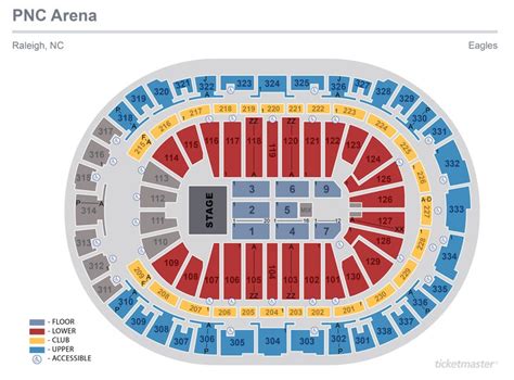 Pnc Arena Seating Map