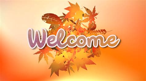 Fall Welcome Graphics Progressive Church Media