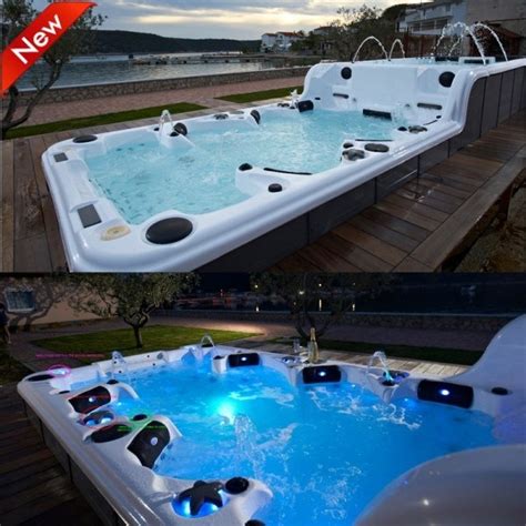 China Hot Sale Sex Outdoor Dual Zone Jacuzzier Swim Pool Spa Outdoor