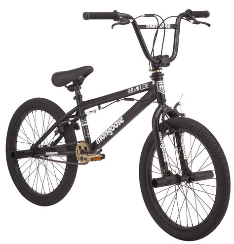 Mongoose Brawler Boys Freestyle Bmx Bike 20 Wheels Black