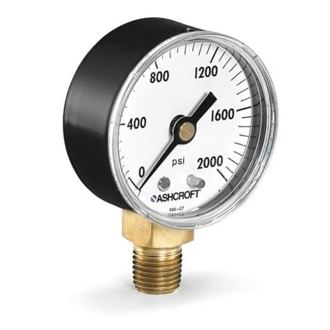 Ashcroft 1005p Commercial Pressure Gauge Bricebarclay
