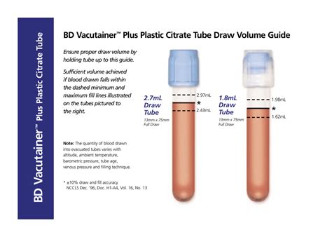 Bd Vacutainer Venous Blood Collection Tube Guide Bd Vacutainer Venous