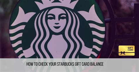 How To Check Your Starbucks T Card Balance