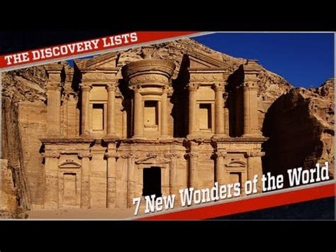 We all know about the seven wonders of the ancient world, but since many of them have disappeared into the sands of time, it makes sense to update the top architectural marvels of human. The NEW 7 Wonders of the World - YouTube