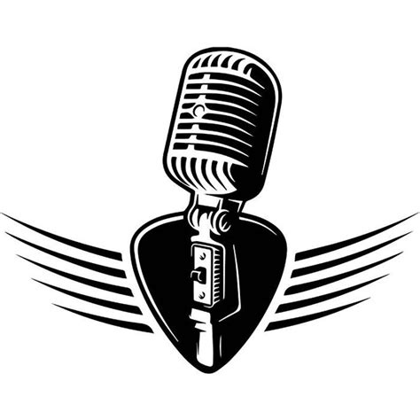 Microphone Logo 3 Audio Sound Recording Record Voice Mic | Etsy