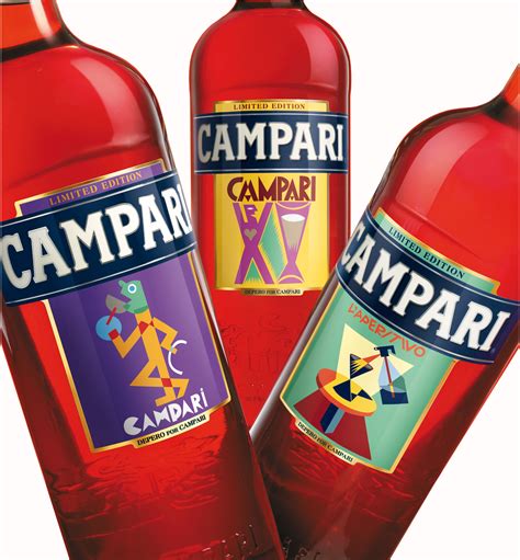 Campari Limited Edition Art Labels Modern Interpretations Of Works