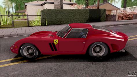 Ferrari 250 Gto 1962 Red For Gta San Andreas