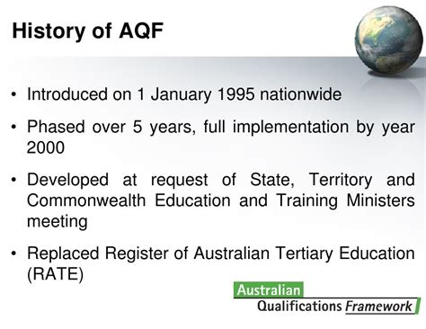 Learning From Australian Qualifications Framework