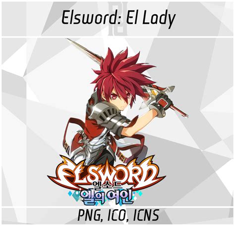 Elsword El Lady Anime Icons By Primaroxas On Deviantart