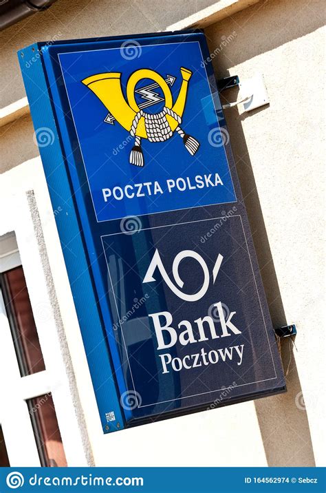 Polish Post Office Sign On A Wall Editorial Stock Image Image Of