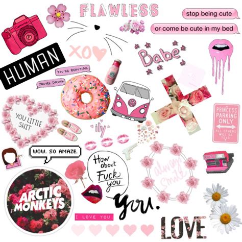 My New Girly Collage ️🐽 We Heart It Background