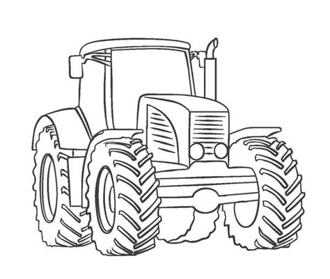 Traktor Do Wydruku Dla Dzieci
