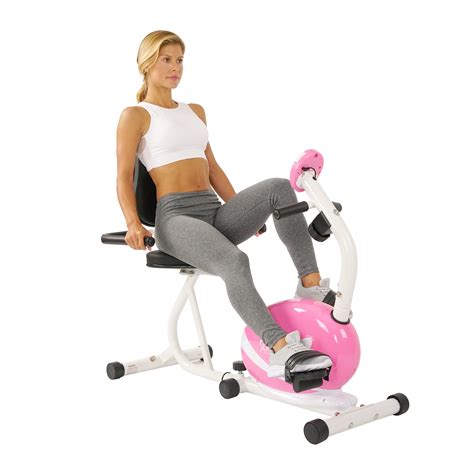 I am 63 and casually bike to stay in shape. Sunny Health & Fitness P8400 Pink Magnetic Recumbent Exercise Bike - Walmart.com