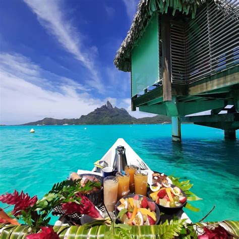 Breakfast With A View The St Regis Bora Bora Resort