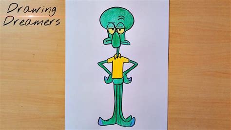 How To Draw Squidward Tentacles From Spongebob Squarepants Color