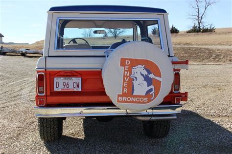 Rare 1975 Denver Bronco Themed Ford Bronco For Sale