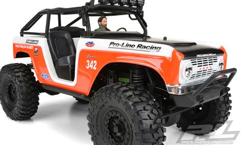 Pro Line 1966 Ford Bronco Body For The Scx10 Deadbolt Rc Car Action