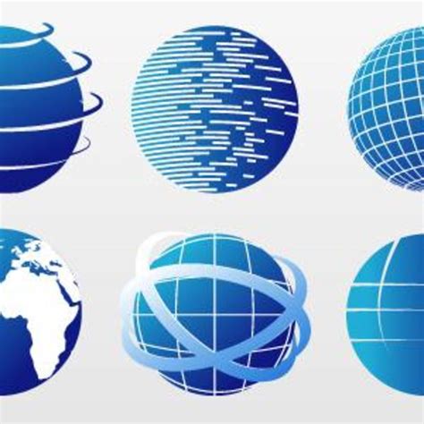 Globe Icon Set Freevectors