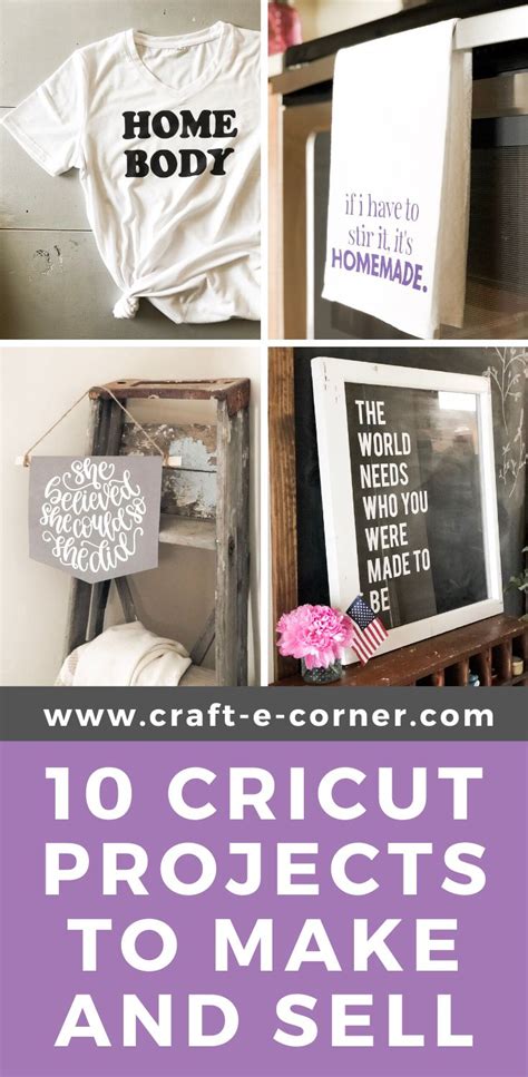 Ten Cricut Projects To Sell Craft Fair Ideas To Sell Diy Projects To