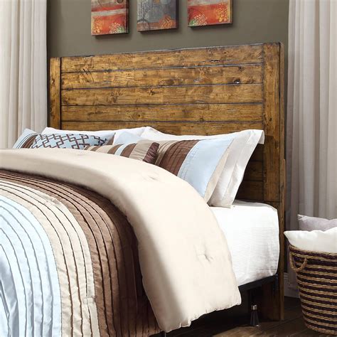 Better Homes and Gardens Bryant Full/Queen Solid Wood Headboard, Rustic ...