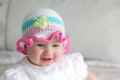 Ruffles Baby Hat Crochet Pattern Usa Kerry Jayne Designs Ltd