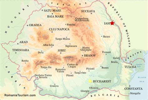 Iasi Romania Iasi City Map Harta Orasului Iasi