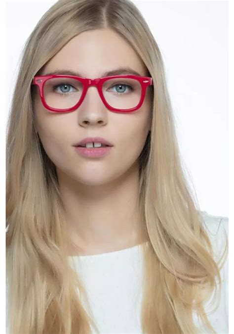 red eyeglasses eyeglasses for women raspberry squares eyebuydirect eye frames trends eye