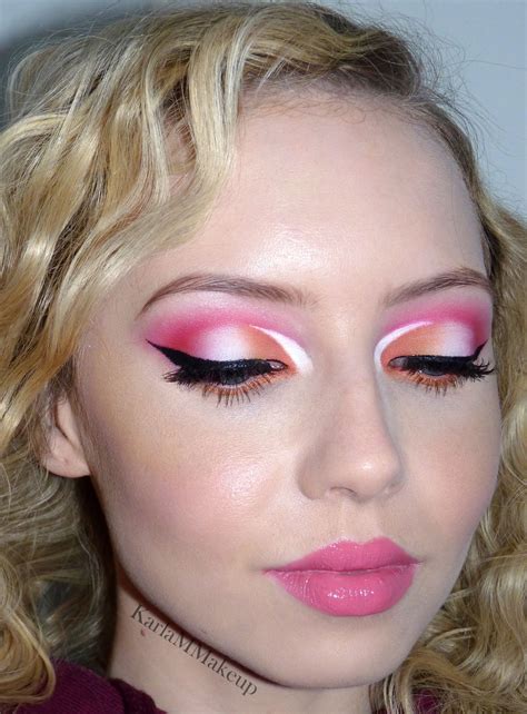 Peachy Pop Fancy Makeup Bright Makeup Makeup Looks