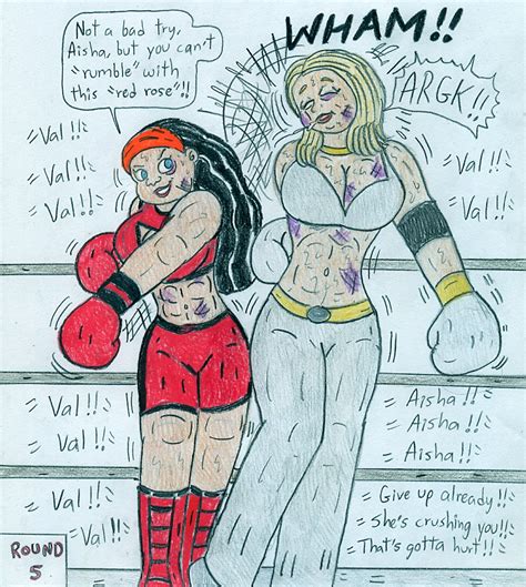 Boxing Valerie Vs Aisha By Jose Ramiro On Deviantart