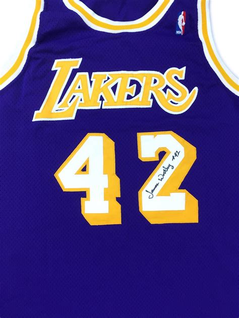 Los angeles lakers kids anthony davis statement replica jersey. Lot Detail - James Worthy 2/24/1993 Los Angeles Lakers ...