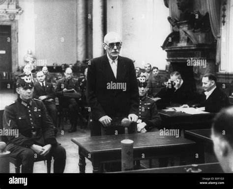 Graf Von Der Schulenburg Peoples Court Stock Photo Alamy