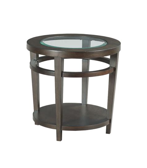Hammary Furniture Urbana Round End Table 880 916 Comstrom