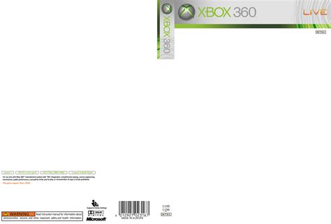 Xbox 360 Cover Template By Georgiajedward On Deviantart