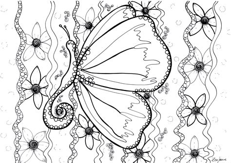 Butterflies Coloring Pages For Kids Coloring Pages